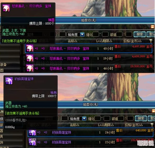 DNF游戏中各类首饰价格对比：探寻哪款首饰最昂贵？