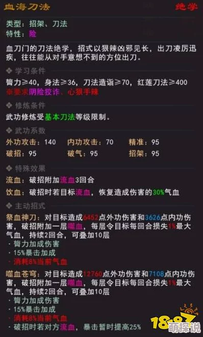 江湖求生游戏中血刀流派厉害吗？全面解析与实战评估