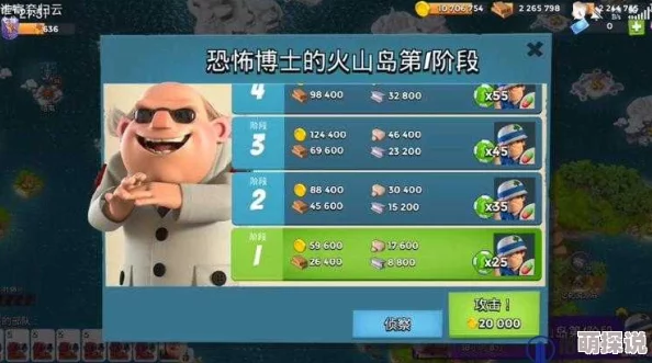 海岛奇兵9月24日更新后恐怖博士阶段20高效通关攻略详解