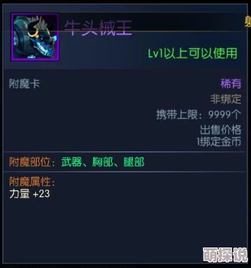 阿拉德之怒男漫游附魔深度解析：加力量VS加物理攻击力，哪个更优技巧探讨