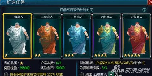神域天堂手游：深度解析护送任务系统，揭秘高效赚钱的任务攻略