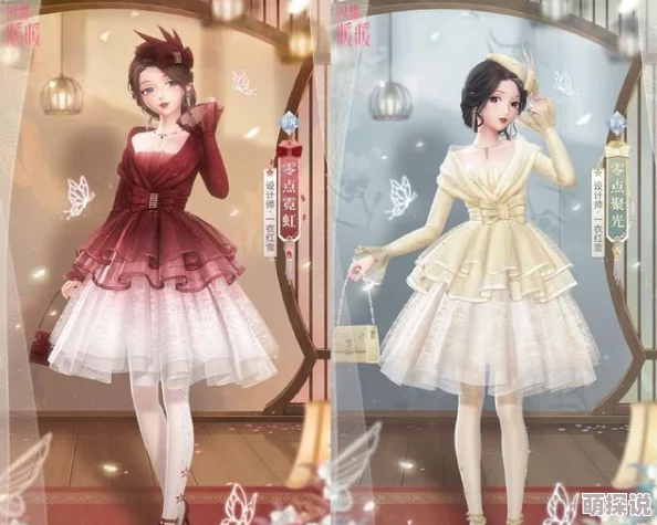 闪耀暖暖天鹅座漫谈：揭秘完美搭配技巧，雪落红梅连衣裙成时尚焦点