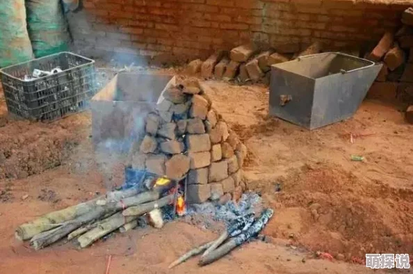 一小时人生游戏：土炉建造全攻略，详解基座搭建与土坯制作技巧