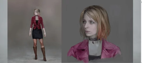 《寂静岭2 重制版》数字艺术画册惊喜曝光：其他角色设计展示，全新细节令人叹为观止！