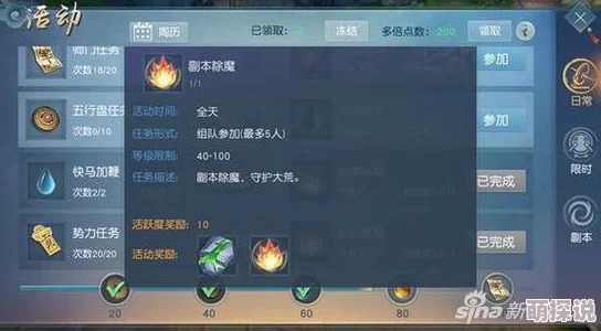 天下手游热门赚钱副本揭秘：沧浪之墟财富新攻略