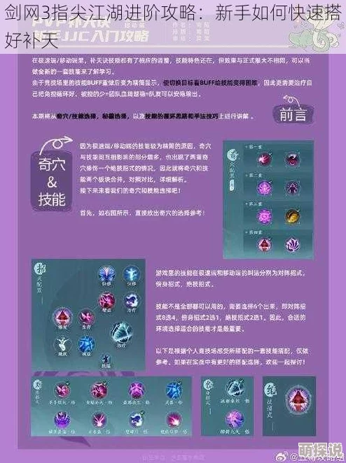 剑网3指尖江湖：掌握补天诀，新手进阶热门攻略2024