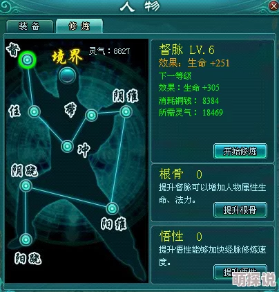 凡人修仙传：深度解析经脉系统穴位属性与热门洗练技巧