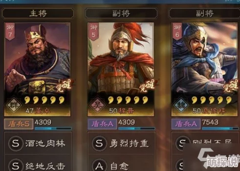 陆逊鲁肃程普最新吴枪2025开荒T0阵容推荐攻略